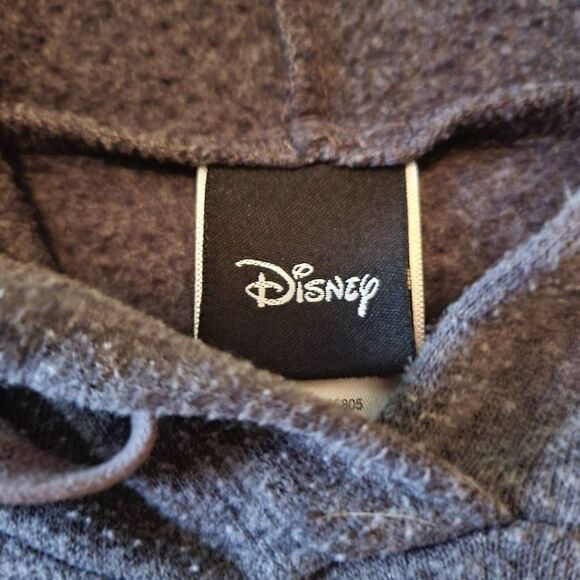 Authentic Disney Hoodie Pullover Mickey Mouse Gray Size X-Small Adult Women's - Picture 4 of 6